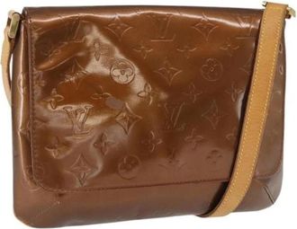 Louis Vuitton Pre-owned Leather Cross Body Bag - Dames - Vintage Schoudertas - Bruin - ONE Size - Leer - Vintage