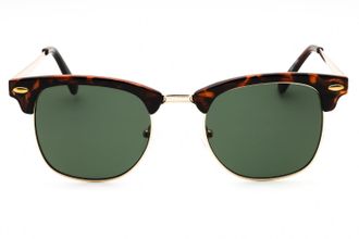 Kenneth Cole Reaction KC1330 Clubmaster-Style Sunglasses - Brown