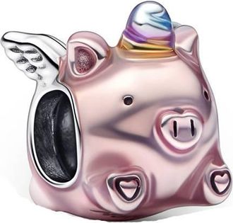 Pandora Flying Unicorn Pig Charm