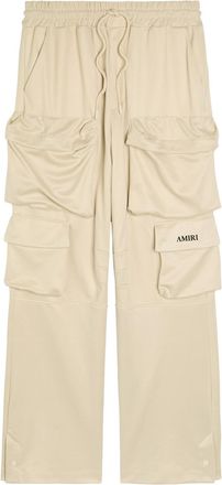 Amiri Jersey Cargo Sweatpants - White - XL
