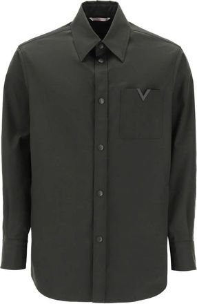 Valentino Valentino V Logo -jas overschaduwing