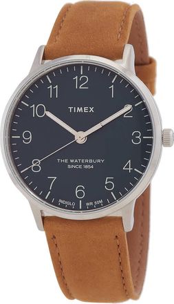 Timex Waterbury Classic Quartz Blue Dial Mens Watch TW2U97200