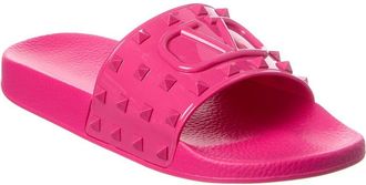 Valentino VLogo Rubber Slide