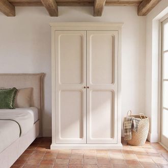 Maisons du monde Armario de 2 puertas crudo, 110 cm