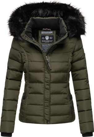 Navahoo Dames Winterjas Miamor - Teddyvoering, Afneembare Capuchon & Bontkraag