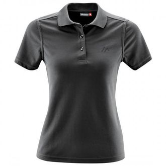 Maier Sports Ulrike Polo-Shirt f&uuml;r Damen | schwarz/grau
