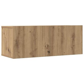 vidaXL Vidaxl - Muebles Para Tv De Pared 2 Unidades Roble Artesanal 80x30x30 Cm