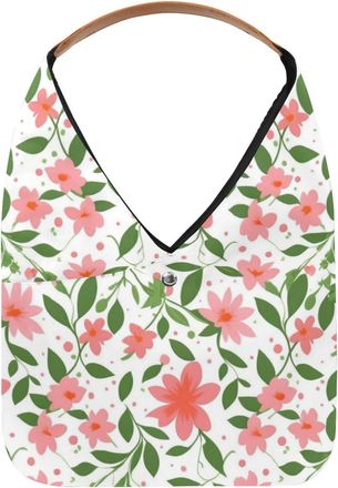 Generic Colorful Art Flowers Reusable Lightweight Grocery Bags - Foldable Into Compact Pouch, Washable & Sturdy, Multipurpose for Shopping and Travel