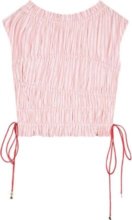 Fab By Fabienne Chapot John Top - Dames - Blouses - Roze - M - Katoen - Overhemden