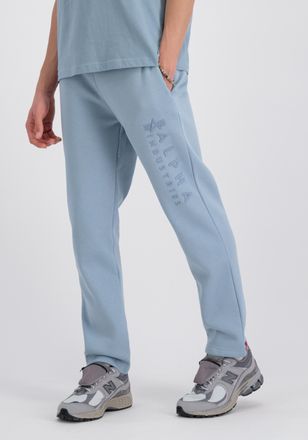 Alpha Industries Jogginghose ALPHA INDUSTRIES Embroidery Jogger, Herren, Gr. S, Normalgr&ouml;ssen, bunt (graublau), Obermaterial: 80% Baumwolle, 20% Polyester, Hosen Joggi