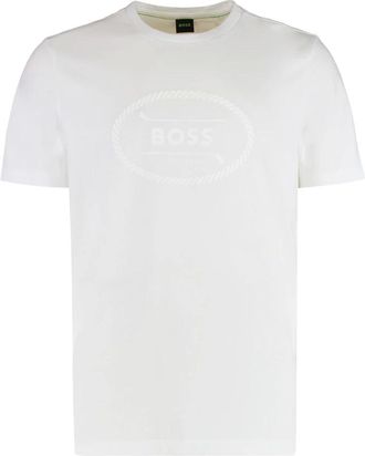 HUGO BOSS Hombre, Camisetas, Blanco, Talla: XL