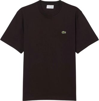 Lacoste T-shirt met klein logo - Heren - T-shirts - Bruin - XL - Tops