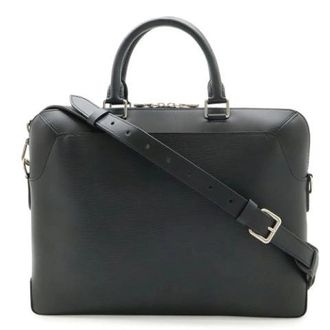 Louis Vuitton Pre-owned Epi Briefcase - Heren - Vintage Schoudertas - Zwart - ONE Size - Leer - Vintage