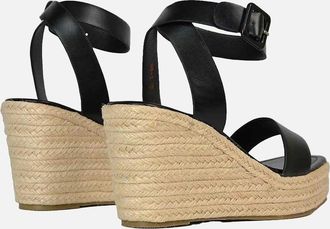 XY London Womens XY London Womens/Ladies Linda Strappy Platform Heel Wedge Sandals - Brown - Size: 5