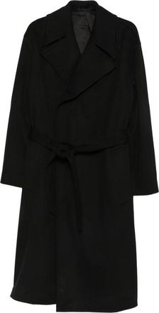 Caruso Belted Notch-lapels Coat