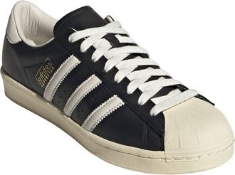adidas Gender Inclusive Superstar Vintage Sneaker in Black/White/Cream White at Nordstrom, Size 5 Womens
