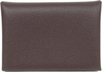Hermès Mocha Coin Purse/Coin Case (Pre-Owned)