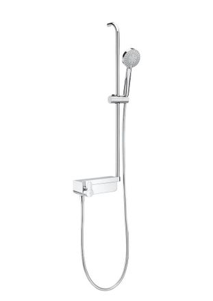 Roca Columna Mezcladora Ducha Deck-m Con Repisa Cromo