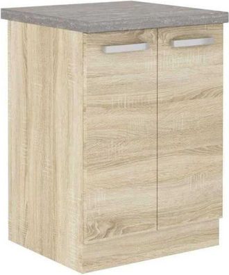 OEM Mueble Auxiliar Sonoma Roble 60 X 51,6 X 85 Cm