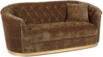 Bold Monkey Sof&aacute; 2 plazas tela marr&oacute;n