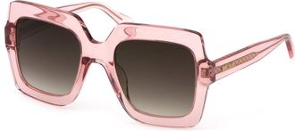Just Cavalli SJC023 06M5 Womens Sunglasses Pink Size 53