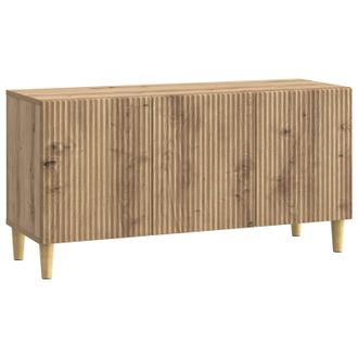 vidaXL Mueble De Tv Roble Artesanal 99 X 34,5 X 50 Cm Vidaxl