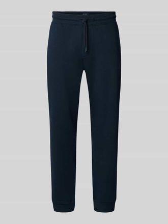 Mc Neal Regular Fit Sweatpants mit elastischen Beinabschl&uuml;ssen in Dunkelblau, Gr&ouml;&szlig;e XL