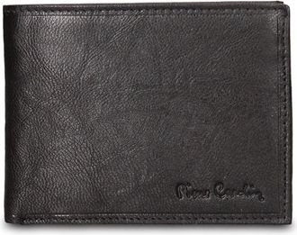 Pierre Cardin Aumont Portemonnee - Heren - Accessoires - Zwart - Maat: ONE Size Leer