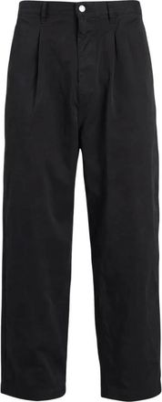 Comme Des Gar&ccedil;ons Hrp017W26 Pantaloni dritti con dettaglio pieghe - - Trousers - Uomo - Nero - M
