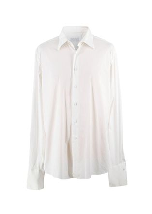 Prada White Classic Dress Shirt Size 17.5