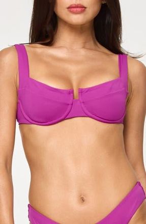 L*Space Coast to Coast Underwire Bikini Top in Wild Aster at Nordstrom Rack, Size X-Small