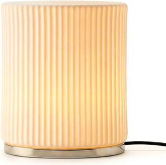Brightech Lumi 7 Cream Matte Glass Dimmable LED Table Lamp with Oval Metal Base at Nordstrom