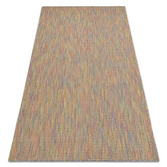 RugsX Rugsx - Moderno Fisy Alfombra Sisal 20776 Zigzag, Mezcla Arcoiris De Colores Multicolour 140x190 Cm
