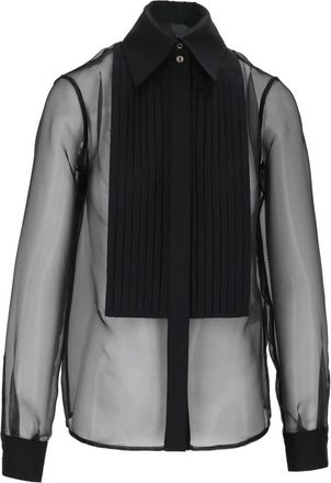 Elisabetta Franchi Shirts - Dames - Overhemden - Zwart - L - Overhemden