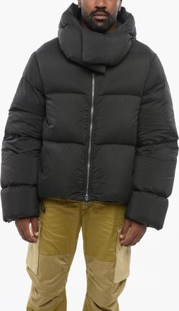 Bacon Puffer Jacket STORM ROD with Collar-Shape Hood Bacon