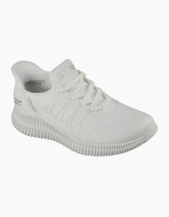 Skechers Womens Skechers Slip-ins: BOBS Geo Lite - Divine Pace 117413 in White - Size: 5