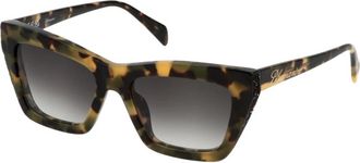 Blumarine Zonnebril - Dames - Zonnebrillen - Bruin - 54 MM - Accessoires