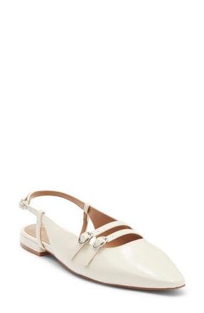 Nordstrom Rack Capris Slingback Flat in Ivory Vanilla at Nordstrom Rack, Size 9.5