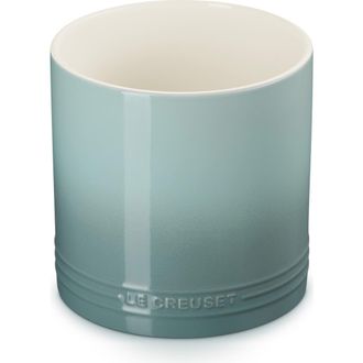 LE CREUSET Signature Stoneware Utensil Crock in Sea Salt at Nordstrom