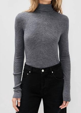 Favorite Daughter Be Your Girl Top In Charcoal