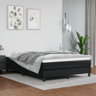 vidaXL Giroletto Nero 140x190 Cm In Similpelle - Vidaxl