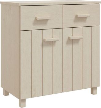 vidaXL Sideboard hamar Honey Brown 79x40x80 cm Solid Wood Pine Vidaxl