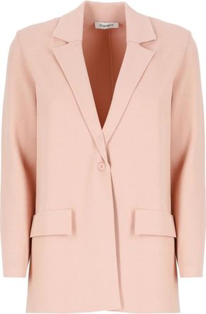 KANGRA Roze Kasjmier Blazer voor Vrouw - Dames - Blazers - Roze - M - Kasjmier - Jassen