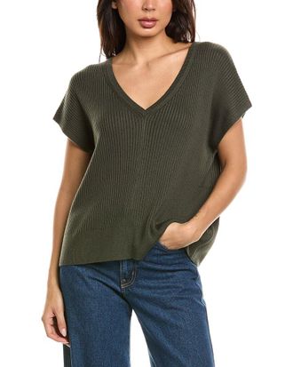 Splendid Georgie V-Neck Cashmere-Blend Sweater