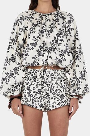 Hansen & Gretel Felix Blouse In Moonlit Vine