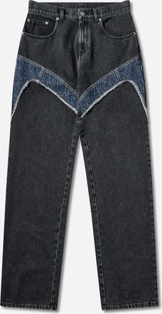 Umbro Mended Denim Pants Black