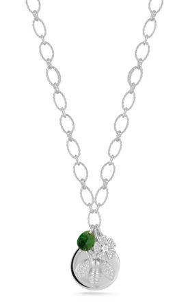 Glaze Jewelry Sterling Silver Bee Charm Necklace