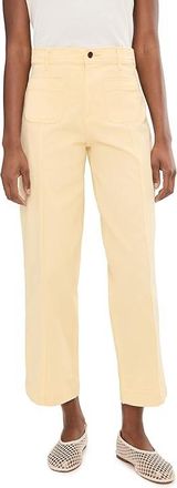 Toad&Co Linden Wide Leg Pants Womens Dress Pants Meyer : 8 28, Canvas/Cotton/Elastane