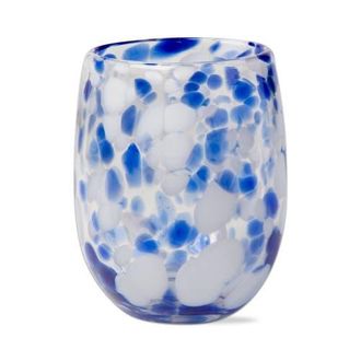 Tag Cobalt Blue and White Confetti Stemless Drinkware Set at Nordstrom