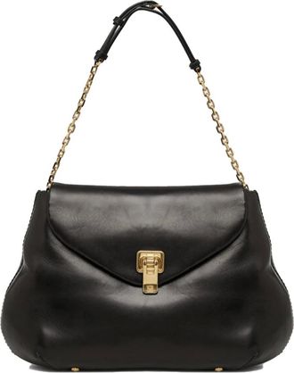 Ermanno Scervino Dames, Tassen, Zwart, Maat: ONE Size Leer